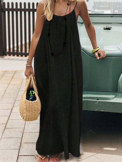Elara Open-Back Maxi Dress