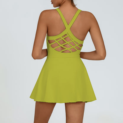 Yoga Dress with Built-In Bra