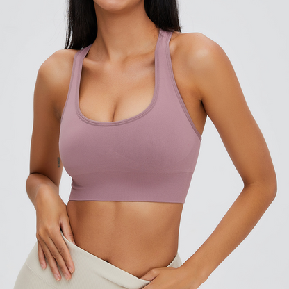 Seamless Strapless Sports Bra